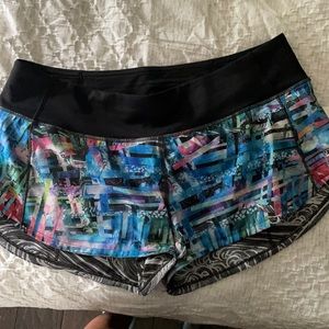 Lululemon Speed Up Shorts SeaWheeze SE
